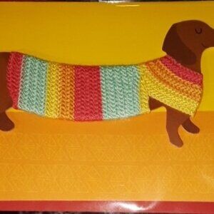FREE dachshund dog card with purchase of $55